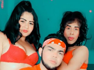 Erotischer Video-Chat Trio-Hot69